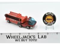 The Heavyweights Fire Engine Red 1969 Redline Hot Wheels Mattel Vintage