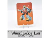 Slag Card 33 Variant Color 1985 G1 Transformers Action Trading Cards