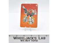 Sludge Card 37 Variant Color 1985 G1 Transformers Action Trading Cards