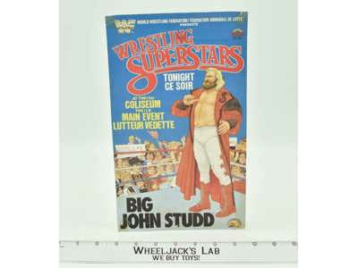 Big John Studd Original Poster 1985 WWF LJN Wrestling Vintage