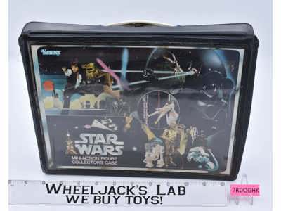 Star Wars Vinyl Collector's Case UNUSED STICKERS 1977 Kenner Carry Case Vintage
