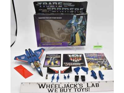 Thundercracker 100% Complete W/ Box 1984 G1 Vintage Hasbro Transformers Figure