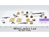Lot Battle Gear Accessory 1 Set 4 1983 Weapons GI Joe Vintage Action Figure