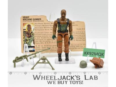 Roadblock V1 100% Complete G.I. Joe 1984 ARAH Hasbro Vintage Action Figure