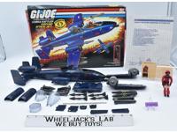 Cobra Rattler W/ Wild Weasel 100% Complete W/Box G.I. Joe 1984 Hasbro Vintage