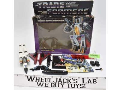 Ramjet MIB 100% Complete 1985 Vintage G1 Transformers Hasbro Action Figure