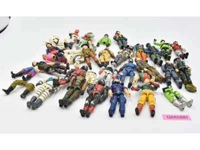 Lot of GI Joe Figures Hasbro 1980's Vintage Action Figures Unbroken