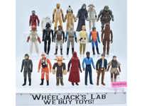 Lot of 21 Star Wars 1980s Kenner Vintage Action Figures