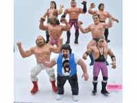 Lot of 8 1980's WWF LJN Titan Sports 8" Vintage Wrestling Action Figures