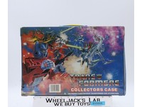 Vinyl Collectors Case W/Tray 1984 Tara Toy Corp. G1 Transformers Vintage