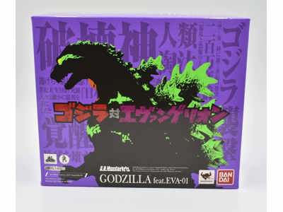 Godzilla Feat. Eva-01 S.H.MonsterArts 2017 Bandai Action Figure NEW MIB