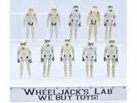 Lot of 10 Star Wars 1980s Storm Trooper Kenner Vintage Action Figures