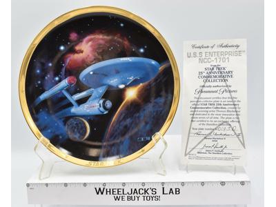 U.S.S. Enterprise NCC 25th Anniversary Plate Star Trek 1991 Hamilton Collection