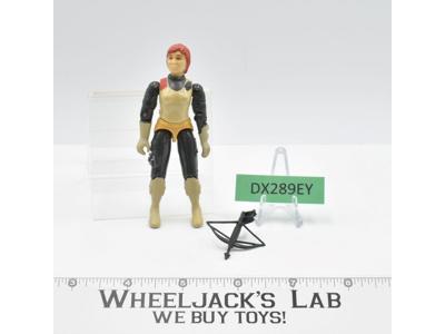 Scarlett V1.5 Swivel Arm 100% Complete G.I. Joe 1983 Hasbro Vintage Figure