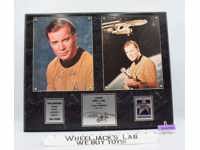 Captain Kirk Star Trek 25th Anniversary AUTOGRAPHED Plaque 1691/2500