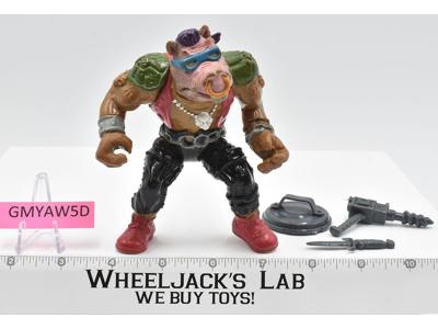 Bebop HARD HEAD 100% Complete Teenage Mutant Ninja Turtles 1988 Playmates