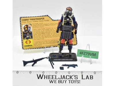 Cobra Para-Trooper v1 100% Complete GI Joe 25th Anniversary 2008 Hasbro Figure