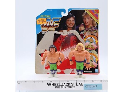 Rockers Jannetty & Michaels 100% Complete W/CARDBACK 1990 WWF Wrestling Figures