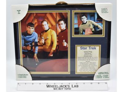 Spock Kirk Scotty Star Trek Original Front Row Collectibles Framed Photograph