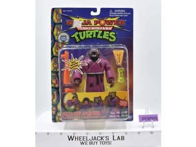 Mutatin' Splinter Teenage Mutant Ninja Turtle Ninja Power TMNT Playmates MOSC