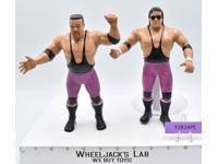 Jim Neidhart &amp; Bret Hart 1987 Hart Foundation WWF LJN Titan Sports 8" Vintage