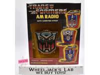 Freedom Fighter AM Radio W/Carrying Strap G1 Transformers NEW 1980's Nasta