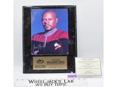 Benjamin Sisko Star Trek Avery Brooks AUTOGRAPHED Plaque #69/1996
