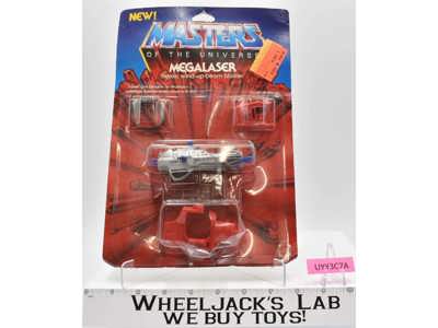 Megalaser He-Man Masters of the Universe MOTU 1985 Mattel NEW MOSC SEALED