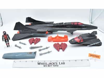 Cobra Night Raven S3P W/ Strato-Viper 100% Complete 1986 G.I. Joe Hasbro Vintage