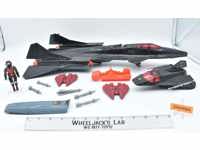 Cobra Night Raven S3P W/ Strato-Viper 100% Complete 1986 G.I. Joe Hasbro Vintage