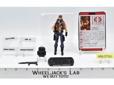 Monkey Wrench v3 100% Complete G.I. Joe Rise of Cobra 2009 Hasbro Action Figure
