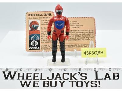 Cobra H.I.S.S. Driver V1 100% Complete 1983 GI Joe ARAH Hasbro Action Figure