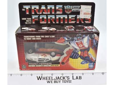Red Alert 100% Complete Boxed 1985 Vintage Hasbro Action Figure G1 Transformers