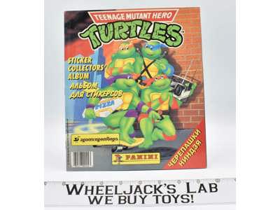 Sticker Collector's Album Russian Teenage Mutant Ninja Turtles 1990 TMNT