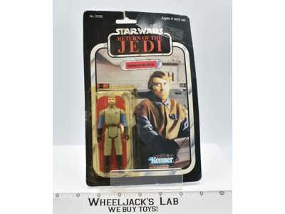 General Madine 65 Back MOSC Star Wars ROTJ Return of the Jedi 1983 Kenner Figure