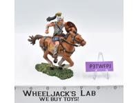 Roman Soldier Riding a Horse 1970's Elastolin Germany
