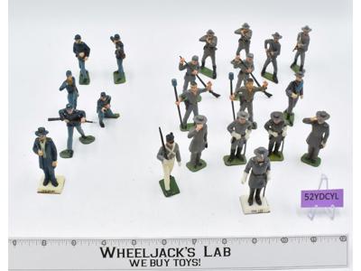 Lot of Plastic Miniature Figurines 1970-80's Unknown Brand