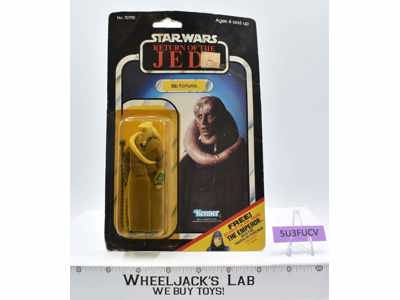 Bib Fortuna 65 Back Star Wars ROTJ 1983 Kenner Action Figure NEW MOSC Vintage