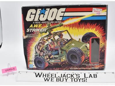 A.W.E. Striker &amp; Crankcase Complete W/ Box G.I. Joe 1985 Hasbro Vintage Vehicle