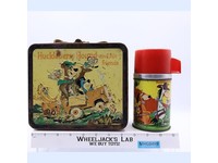 Huckleberry Hound & His Friends Metal Lunch Box 1974 Aladdin Vintage w/ THERMOS