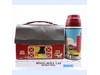 Red Barn Dome Metal Lunch Box 1958 American Thermos Vintage w/ THERMOS
