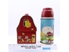 Red Barn Dome Metal Lunch Box 1958 American Thermos Vintage w/ THERMOS