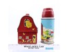 Red Barn Dome Metal Lunch Box 1958 American Thermos Vintage w/ THERMOS