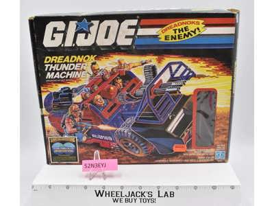 Dreadnok Thunder Machine &amp; Thrasher Complete W/ Box G.I. Joe 1986 Hasbro Vehicle