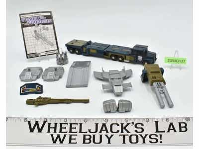 Onslaught Bruticus METAL 100% Complete Vintage 1986 G1 Transformers