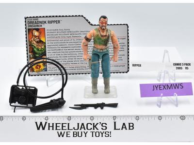 Dreadnok Ripper v5 100% Complete GI Joe Comic Pack 2005 Hasbro Figure
