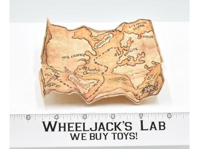 GI Joe 1964 Sea Recovery and Defender Figure Map Vintage Hasbro 12" Accessory