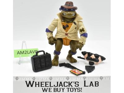Donatello Undercover Turtle 100% Complete TMNT 1990 Playmates