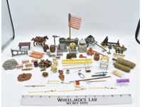 Lot of Accessories for Mini Figurines 1970-80's Britain's LTD Starlux Merten