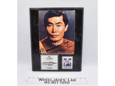 Sulu Commander 25th Anniv. Star Trek George Takei AUTOGRAPHED Plaque